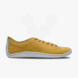 Vivobarefoot Addis Lifestyle Schuhe Herren Senfgelb | CH311NN