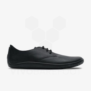 Vivobarefoot Addis Oxford Lifestyle Schuhe Herren Schwarz | CH297BA