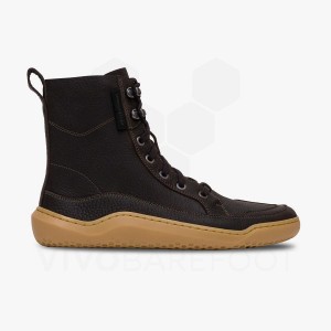 Vivobarefoot Gobi Boot Lifestyle Schuhe Herren Schwarz | CH320EI