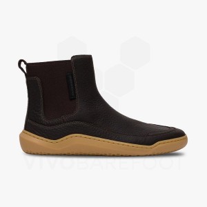 Vivobarefoot Gobi Chelsea Lifestyle Schuhe Damen Schwarz | CH153PV