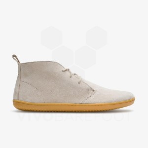 Vivobarefoot Gobi III Wildleder Lifestyle Schuhe Herren Beige | CH299ZD