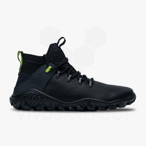 Vivobarefoot Magna Forest Esc Wanderschuhe Herren Schwarz Hellgrün | CH403ZD