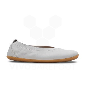 Vivobarefoot Opanka Ballerina Lifestyle Schuhe Damen Weiß | CH122UK