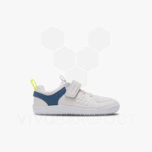 Vivobarefoot Primus Ludo Preschool Schuhe Kinder Weiß | CH082IR