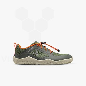 Vivobarefoot Primus Trail II FG Schuhe Kinder Grün | CH024OB