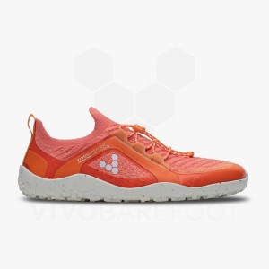 Vivobarefoot Primus Trail Knit FG Wanderschuhe Damen Rot | CH259NN