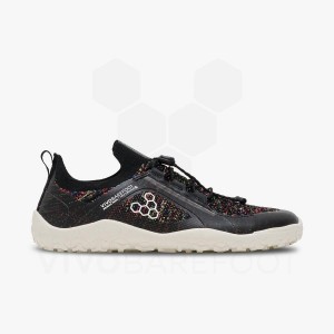 Vivobarefoot Primus Trail Knit FG Wanderschuhe Damen Schwarz | CH256QC