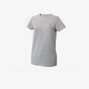 Vivobarefoot Rapanui Sport T-shirts Damen Grau | CH092YF