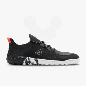 Vivobarefoot Tracker Decon Low FG2 Mens Wanderschuhe Damen Schwarz | CH235LQ