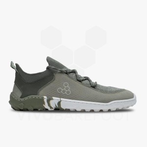 Vivobarefoot Tracker Decon Low FG2 Mens Wanderschuhe Damen Olivgrün | CH234MM