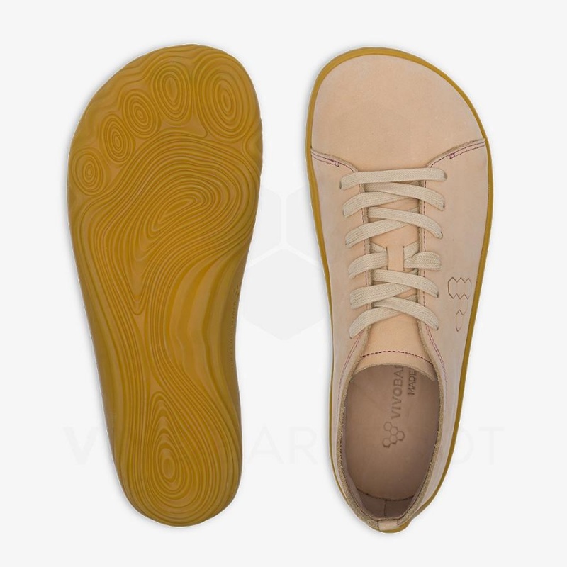 Vivobarefoot Addis Lifestyle Schuhe Damen Beige | CH142AS