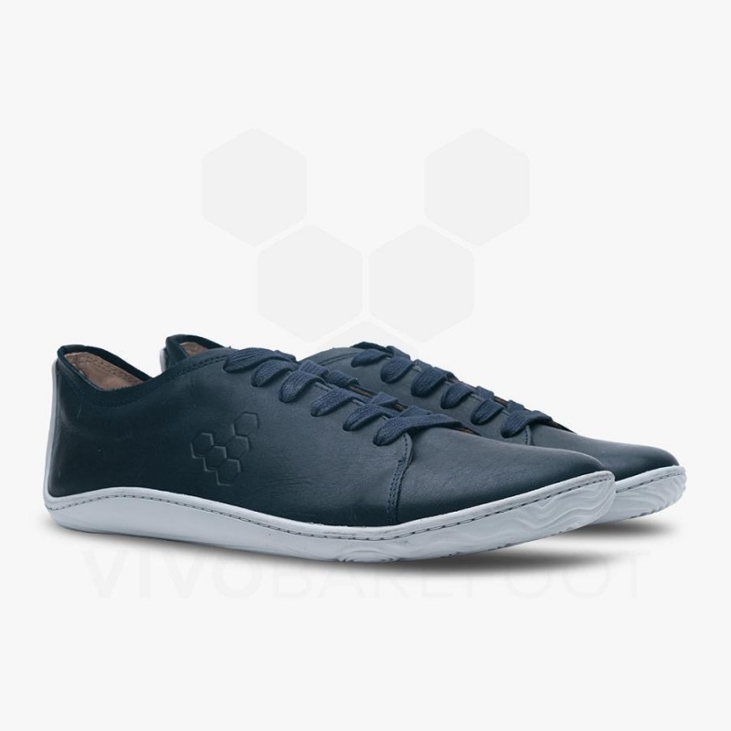 Vivobarefoot Addis Lifestyle Schuhe Herren Navy | CH314KW