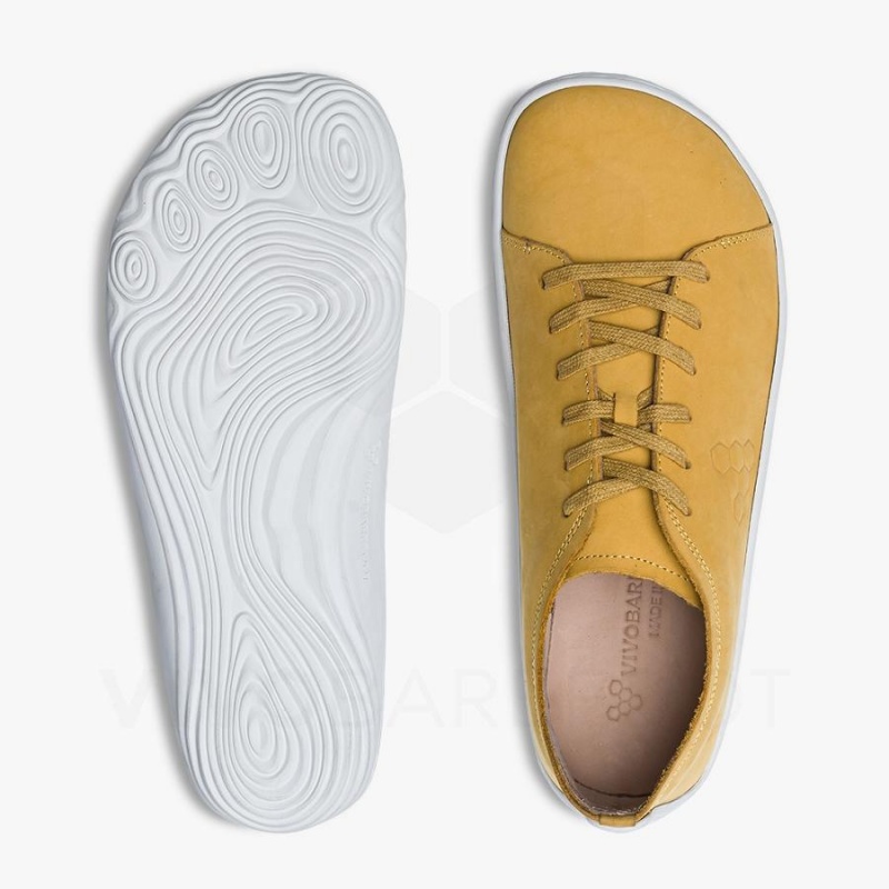 Vivobarefoot Addis Lifestyle Schuhe Herren Senfgelb | CH311NN