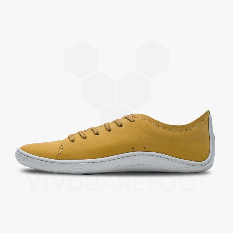 Vivobarefoot Addis Lifestyle Schuhe Herren Senfgelb | CH311NN