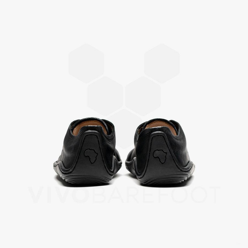 Vivobarefoot Addis School Juniors Schuhe Kinder Schwarz | CH060EI