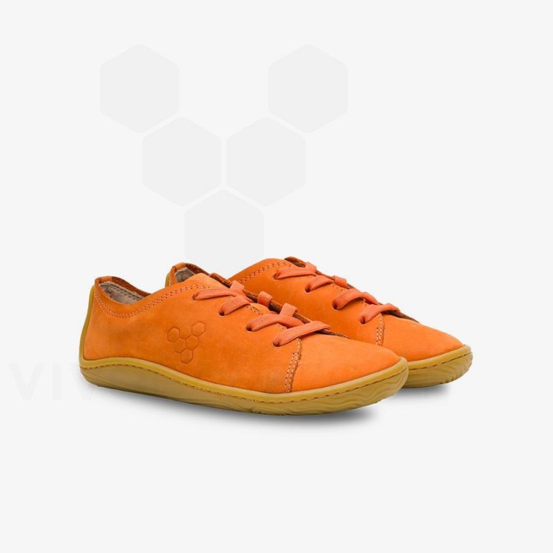 Vivobarefoot Addis Schuhe Kinder Orange | CH023PV