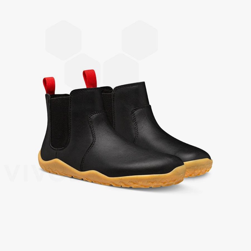 Vivobarefoot Fulham II Schuhe Kinder Schwarz | CH020SZ