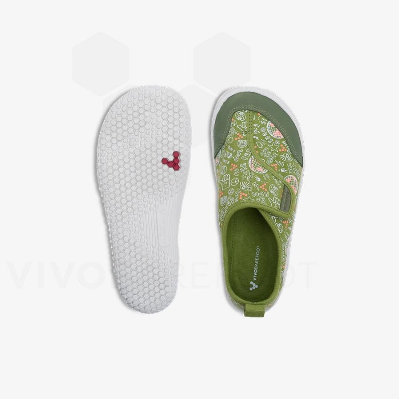 Vivobarefoot GAIA Schuhe Kinder Grün | CH053LQ