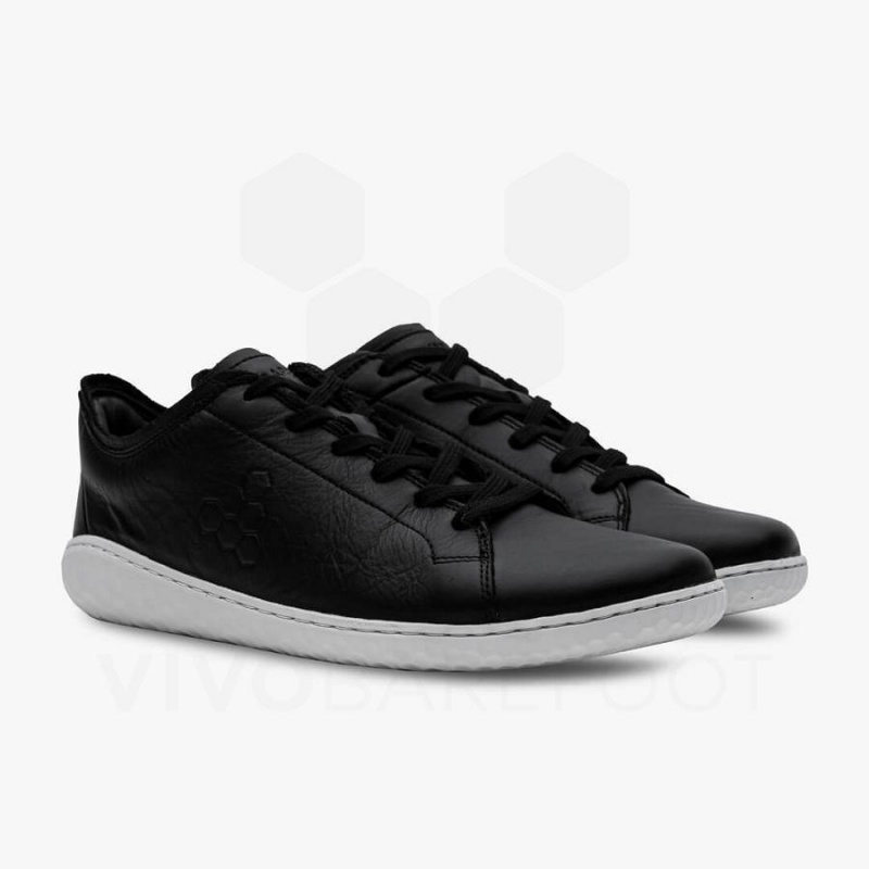 Vivobarefoot Geo Court III Lifestyle Schuhe Herren Schwarz | CH317HT