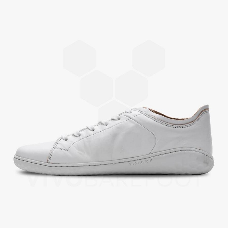 Vivobarefoot Geo Court III Lifestyle Schuhe Herren Weiß | CH316IR