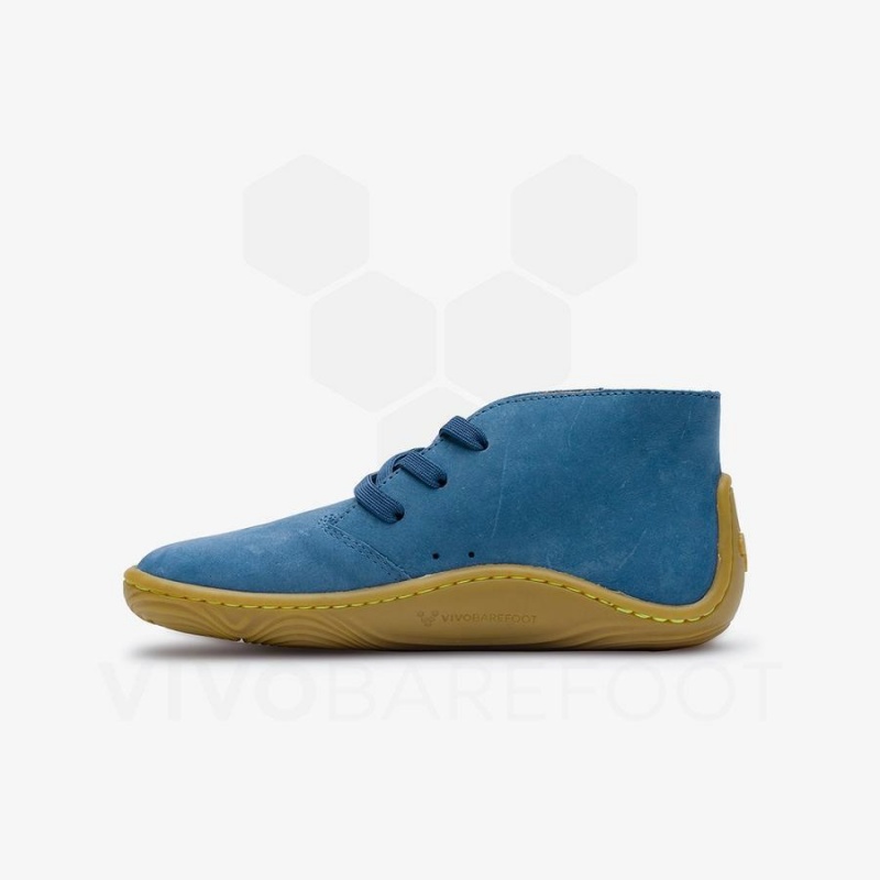 Vivobarefoot Gobi Addis Juniors Schuhe Kinder Indigo | CH009DO