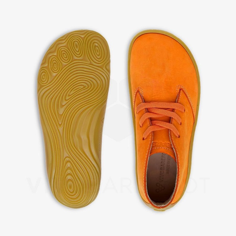 Vivobarefoot Gobi Addis Schuhe Kinder Orange | CH013ZD