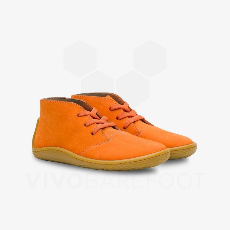 Vivobarefoot Gobi Addis Schuhe Kinder Orange | CH013ZD