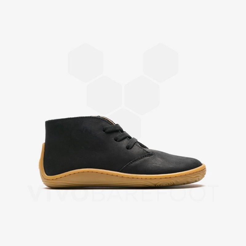 Vivobarefoot Gobi Addis Schuhe Kinder Schwarz | CH015XG