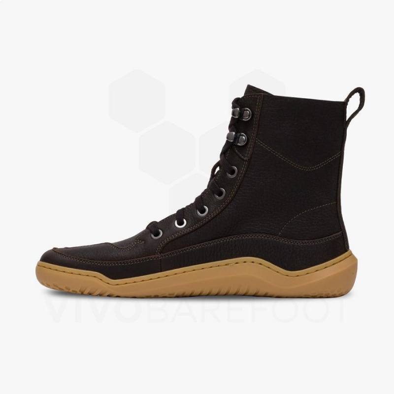 Vivobarefoot Gobi Boot Lifestyle Schuhe Herren Schwarz | CH320EI