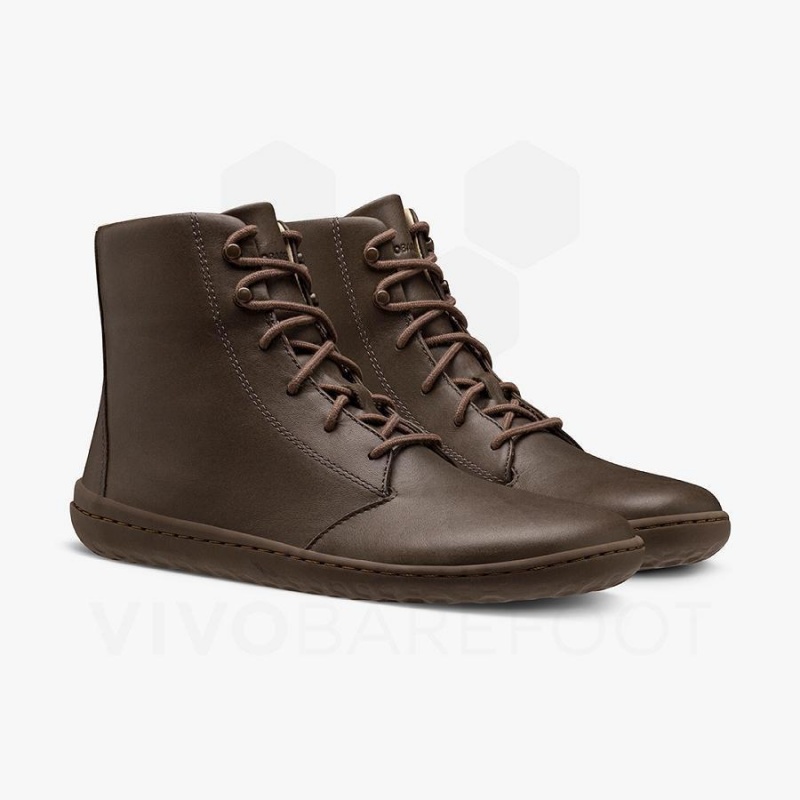 Vivobarefoot Gobi HI IV Lifestyle Schuhe Damen Kaffee | CH118YF