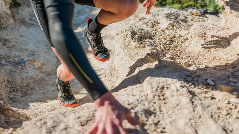 Vivobarefoot Hydra Esc Trailrunning Schuhe Damen Schwarz | CH192CP