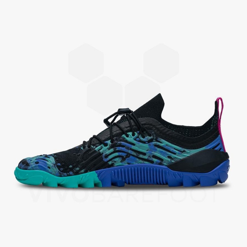 Vivobarefoot Hydra Esc Trailrunning Schuhe Damen Blau | CH191DO