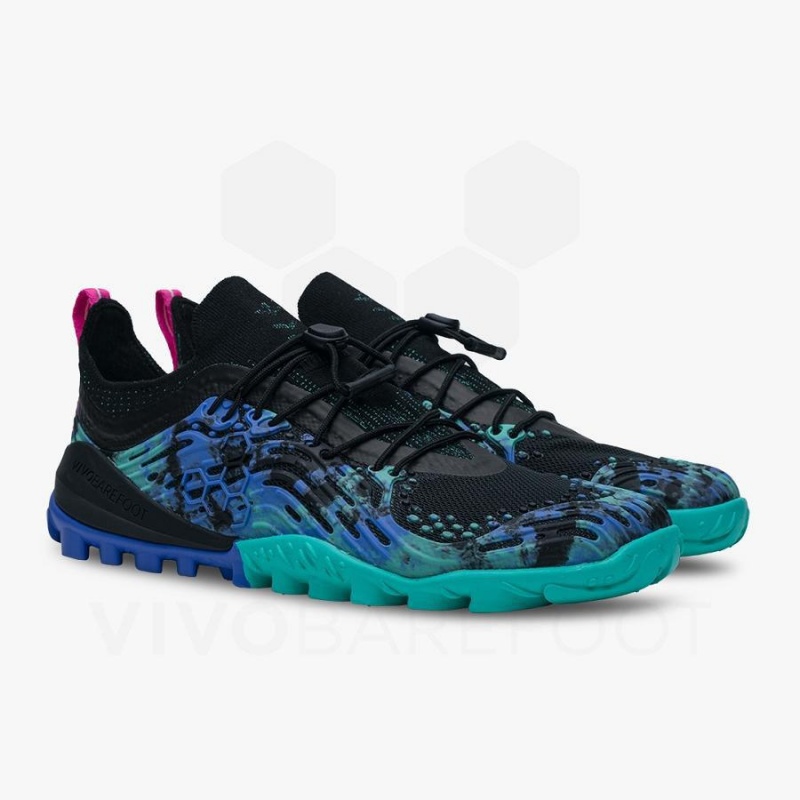 Vivobarefoot Hydra Esc Trailrunning Schuhe Damen Blau | CH191DO