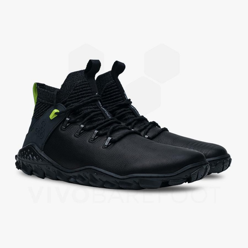 Vivobarefoot Magna Forest Esc Wanderschuhe Damen Schwarz Hellgrün | CH238IR