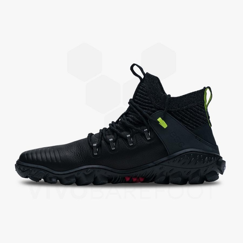 Vivobarefoot Magna Forest Esc Wanderschuhe Herren Schwarz Hellgrün | CH403ZD