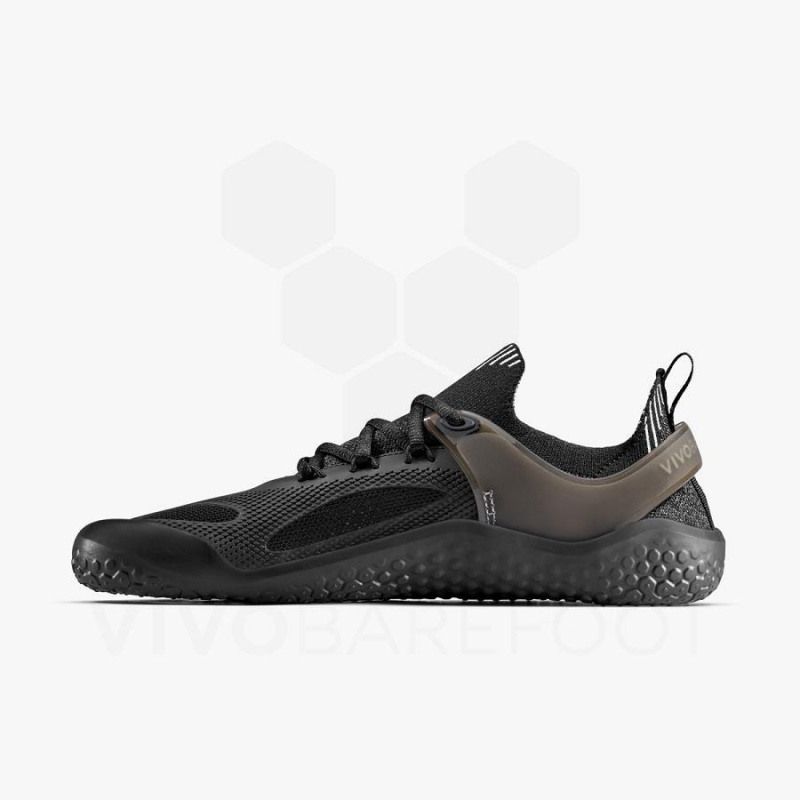 Vivobarefoot Motus Strength Straßenlaufschuhe Damen Schwarz | CH227TL