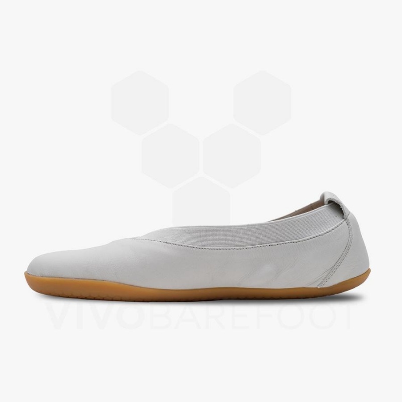 Vivobarefoot Opanka Ballerina Lifestyle Schuhe Damen Weiß | CH122UK