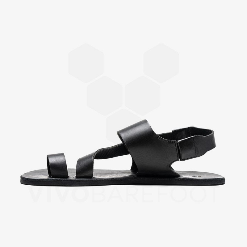 Vivobarefoot Opanka Sandal Lifestyle Schuhe Damen Schwarz | CH134IR