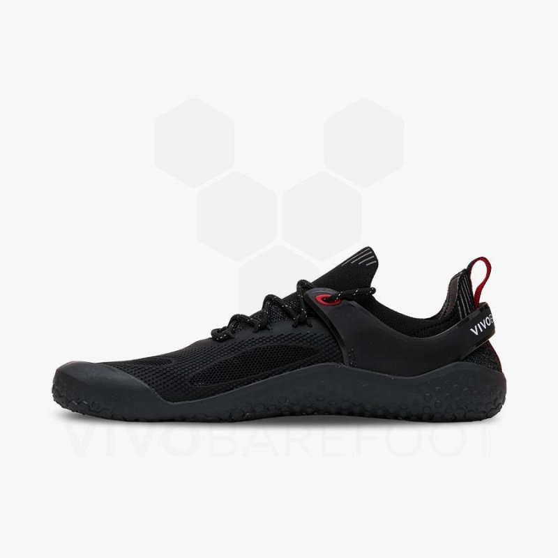 Vivobarefoot PREORDER 'MOTUS STRENGTH JJF' Straßenlaufschuhe Damen Schwarz Dunkelgrau | CH210KW