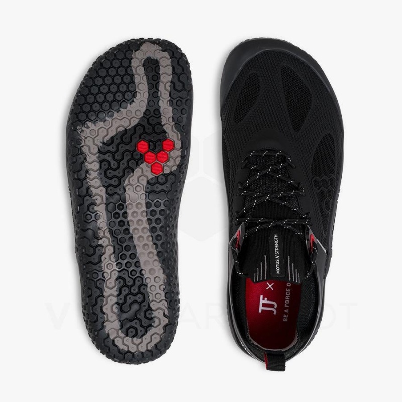 Vivobarefoot PREORDER 'MOTUS STRENGTH JJF' Trainingsschuhe Damen Schwarz Dunkelgrau | CH177RX