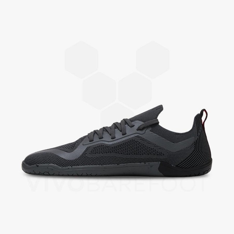 Vivobarefoot PREORDER 'PRIMUS LITE KNIT JJF' Trainingsschuhe Damen Schwarz Dunkelgrau | CH178QC