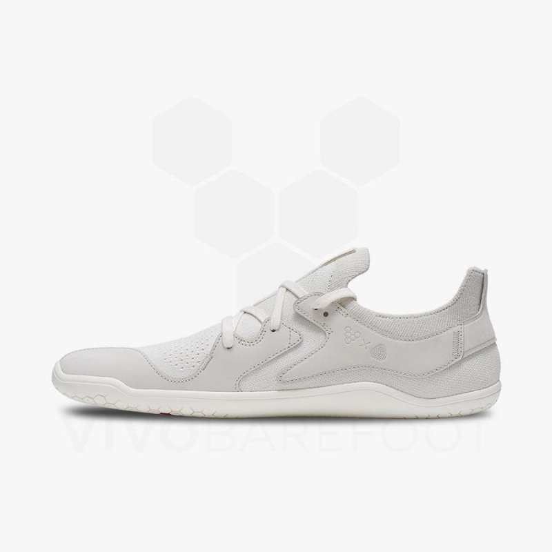 Vivobarefoot Primus Asana II Lifestyle Schuhe Herren Weiß | CH305TL