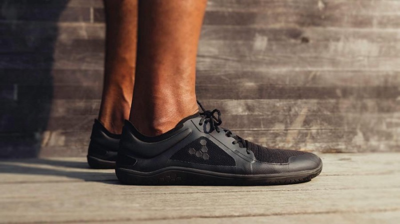 Vivobarefoot Primus Lite III Straßenlaufschuhe Damen Schwarz | CH221ZD