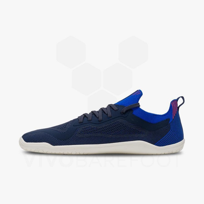 Vivobarefoot Primus Lite Knit Straßenlaufschuhe Herren Navy | CH389NN