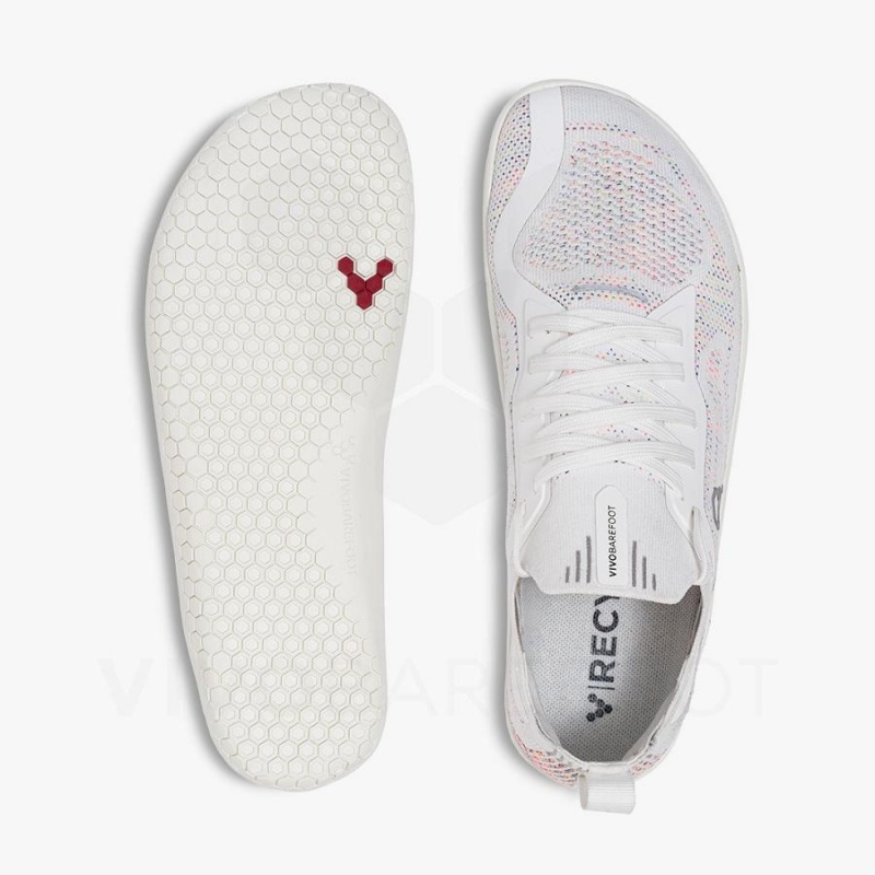 Vivobarefoot Primus Lite Knit Trainingsschuhe Damen Weiß | CH181NN