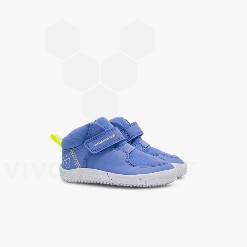 Vivobarefoot Primus Ludo Hi Kleinkinder Schuhe Kinder Blau | CH033FU