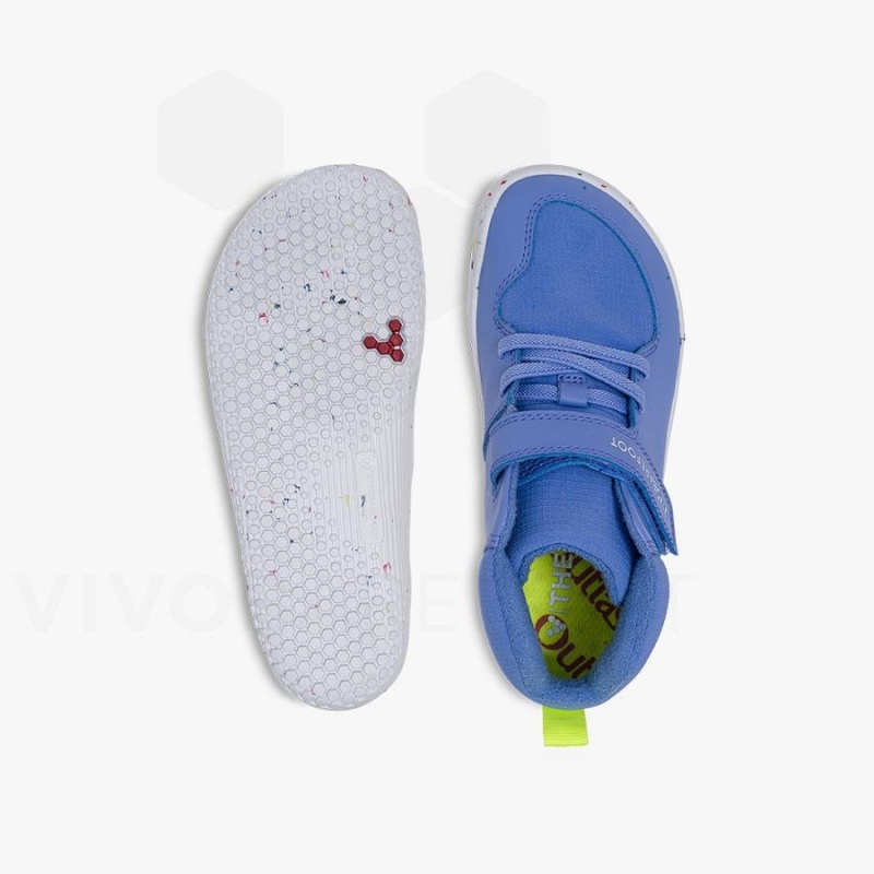 Vivobarefoot Primus Ludo Hi Schuhe Kinder Blau | CH029JE