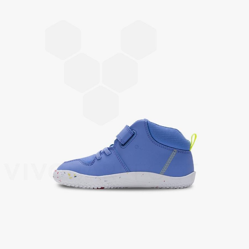 Vivobarefoot Primus Ludo Hi Schuhe Kinder Blau | CH029JE