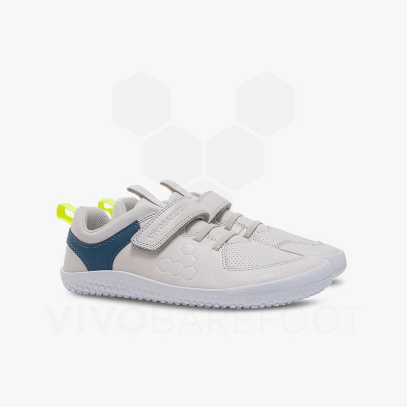 Vivobarefoot Primus Ludo Juniors Schuhe Kinder Weiß | CH080KW