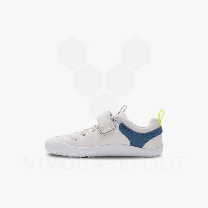 Vivobarefoot Primus Ludo Preschool Schuhe Kinder Weiß | CH082IR